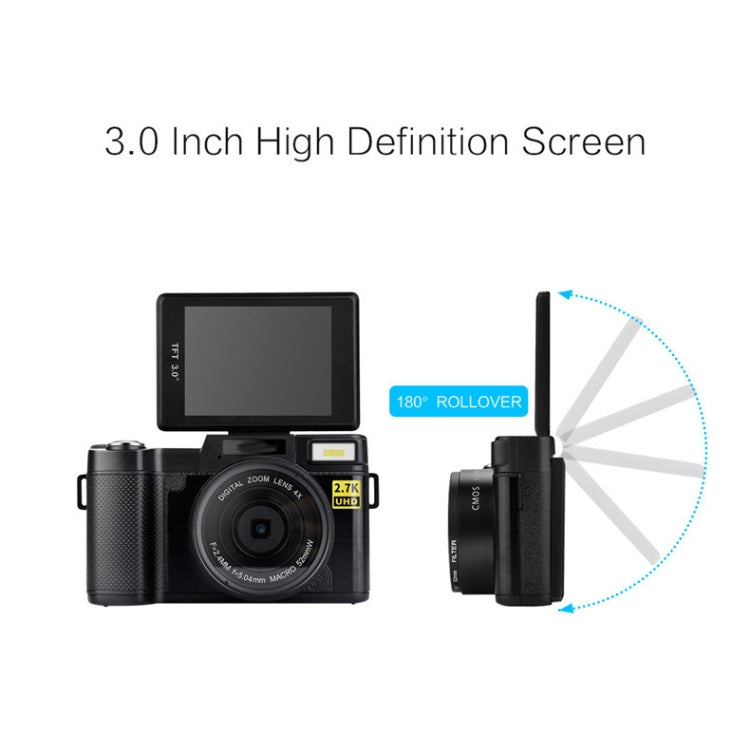 R2 2.7K Vlog Camera 4X Zoom Digital Camera with 3.0 inch Flip Screen R2 2.7K Vlog Camera 4X Zoom Digital Camera with 3.0 inch Flip Screen